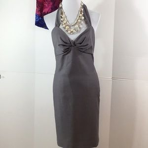 Rene Ruiz gray halter sundress